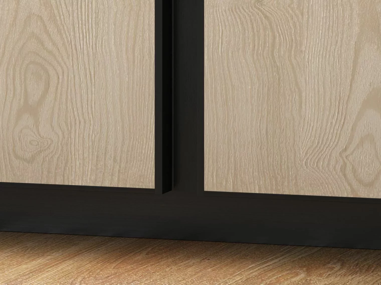 Профиль алюминиевый теневой Laconistiq Dual Черный муар RAL 9005 22-31-300 3000×8,6×12