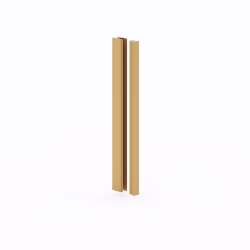 Профиль алюминиевый теневой Laconistiq Dual Mini Светлое золото 28-15-300 3000×6×10
