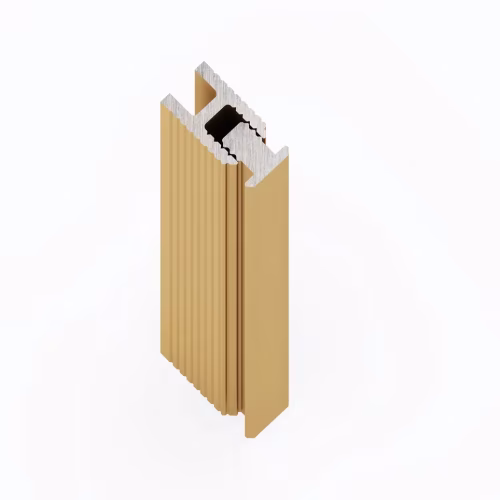 Профиль алюминиевый теневой Laconistiq Dual Mini Светлое золото 28-15-300 3000×6×10