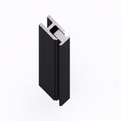 Вставка алюминиевая для теневого профиля Laconistiq Dual Mini Черная 28/1-11-300 3000×7×6,5