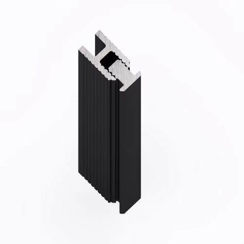 Вставка алюминиевая для теневого профиля Laconistiq Dual Mini Черная 28/1-11-300 3000×7×6,5