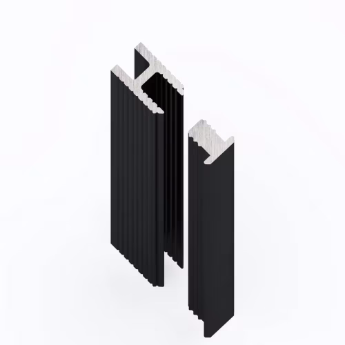 Вставка алюминиевая для теневого профиля Laconistiq Dual Mini Черная 28/1-11-300 3000×7×6,5