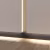 Профиль алюминиевый теневой с подсветкой Laconistiq Light Черный 23-11-300 3000×45,7×15,45 фото в интерьере