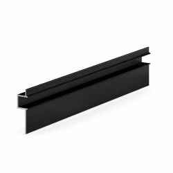 Профиль алюминиевый теневой Laconistiq Classic Черный муар RAL 9005 21-31-300 3000×37×10,7