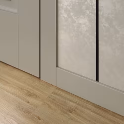 Профиль алюминиевый теневой Laconistiq Classic Черный муар RAL 9005 21-31-300 3000×37×10,7
