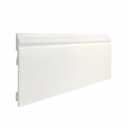 Плинтус дюрополимерный TeckWood белый ДП2 2000×105×14