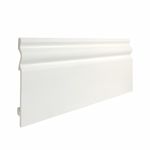 Плинтус дюрополимерный TeckWood белый ДП6 2000×95×14