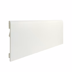 Плинтус дюрополимерный TeckWood белый ДП8 2000×100×14