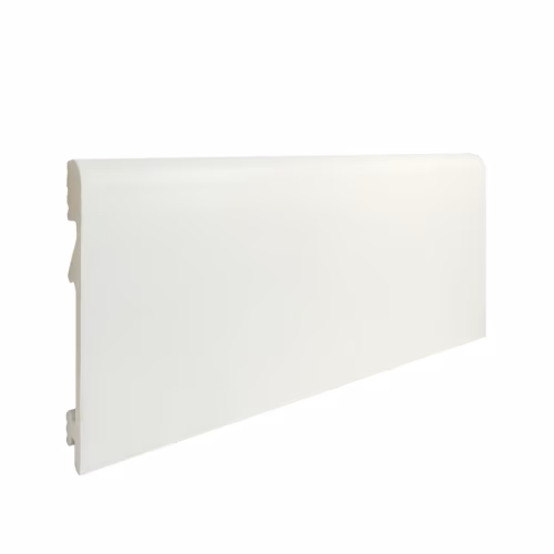 Плинтус дюрополимерный TeckWood белый ДП8 2000×100×14
