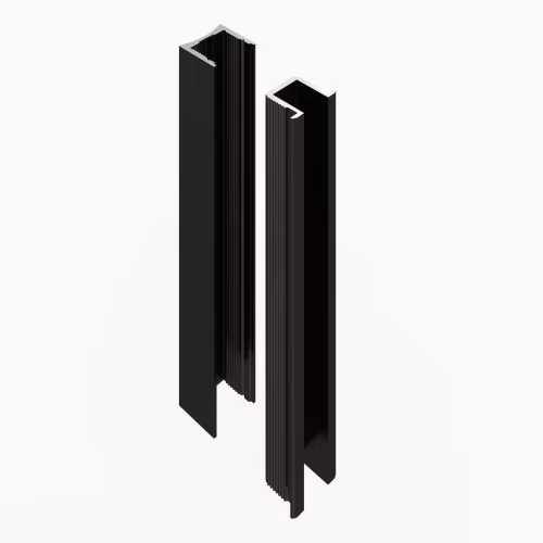 Профиль алюминиевый теневой с подсветкой Laconistiq Light mini Черный 29-11-300 3000×14×13