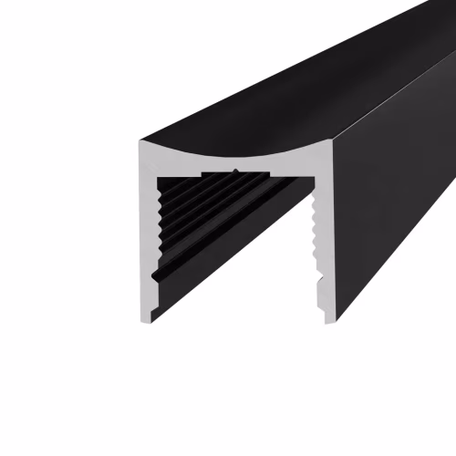 Профиль алюминиевый теневой с подсветкой Laconistiq Light mini Черный 29-11-300 3000×14×13