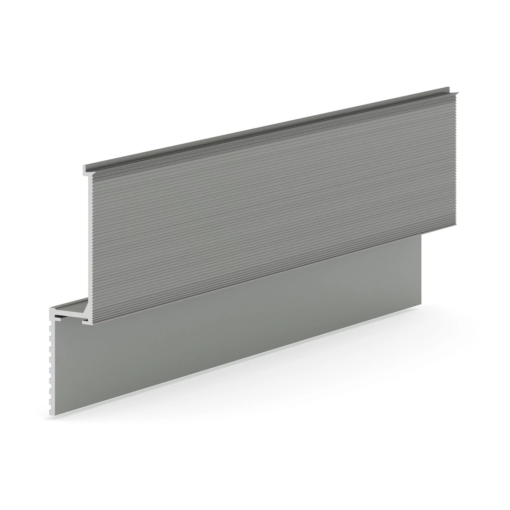 Профиль алюминиевый теневой Laconistiq Micro 24-100-100 без покрытия 1000×96,5×15,7