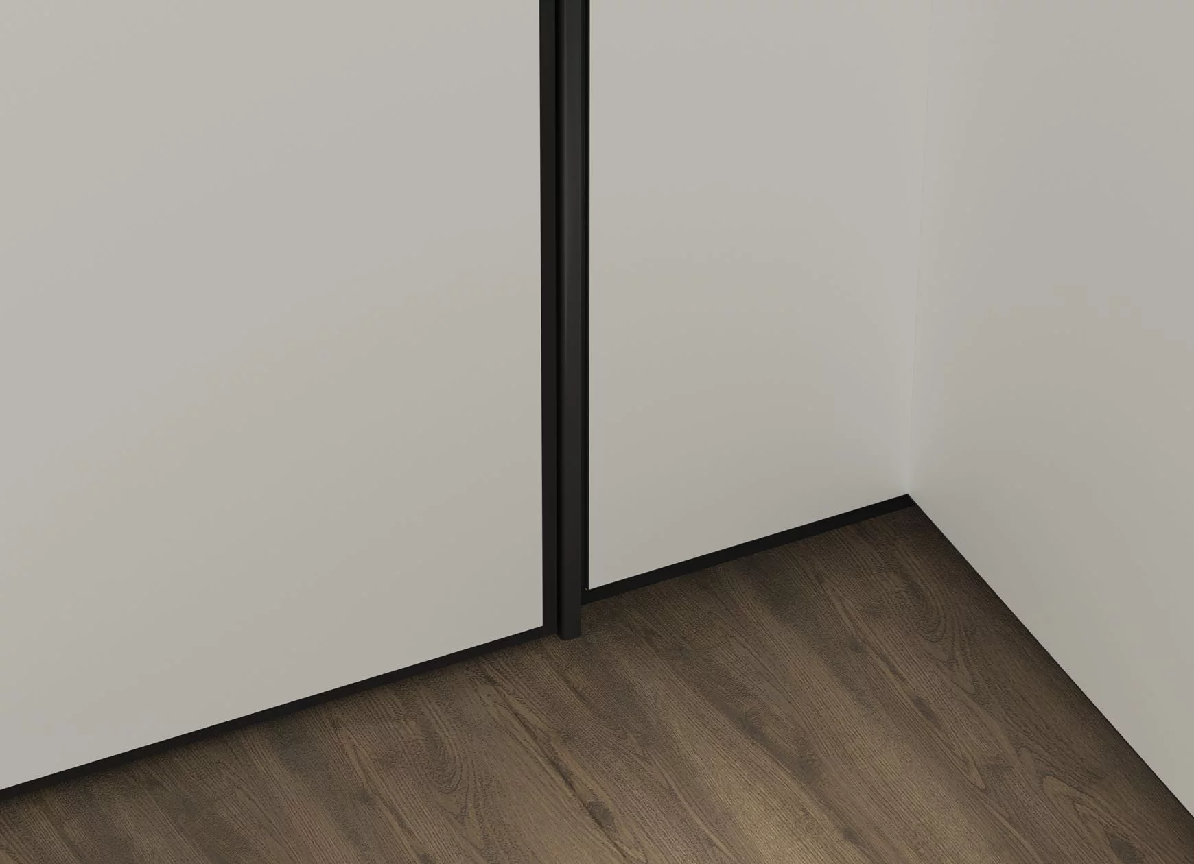 Профиль алюминиевый теневой Laconistiq Micro 24-100-100 без покрытия 1000×96,5×15,7