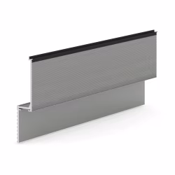 Профиль алюминиевый теневой Laconistiq Micro Черный муар RAL 9005 24-31-100 1000×96,5×15,7