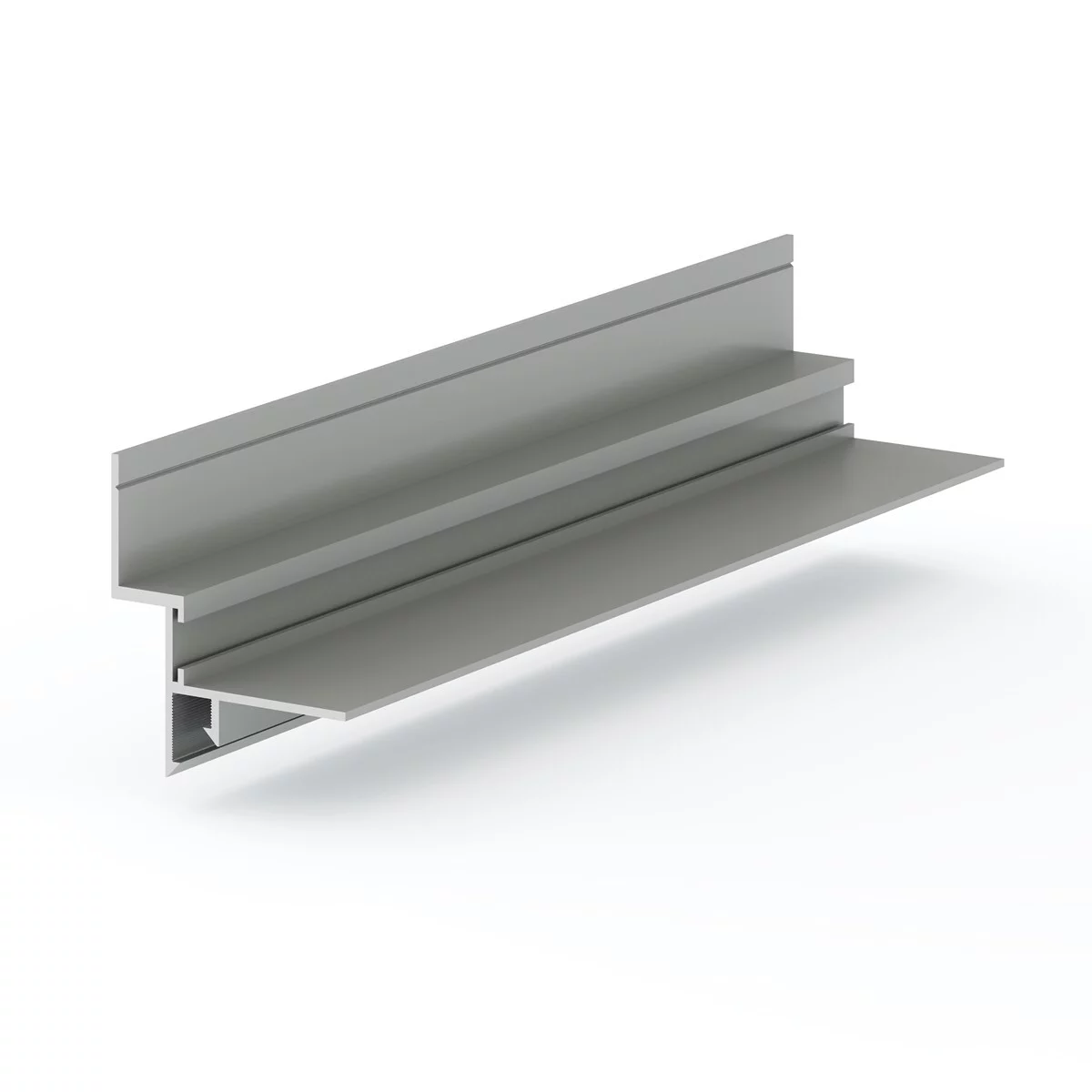 Профиль алюминиевый теневой Laconistiq Gips Regular 53-100-300 без покрытия 3000×47,5×43 Профиль алюминиевый теневой Laconistiq Gips Regular 53-100-300 без покрытия 3000×47,5×43