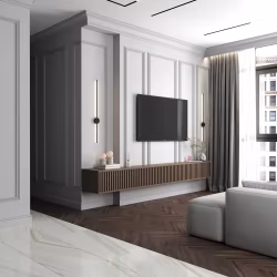 Потолочный плинтус под покраску Decor-Dizayn Estet DD521 2000×103×155