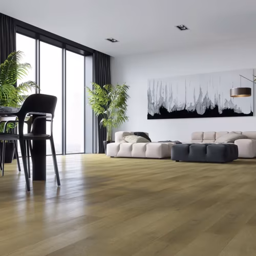 Кварцвиниловый SPC ламинат Home Expert Natural Дуб Янтарный пляж 1201 / 0-002 1220×150×3,5