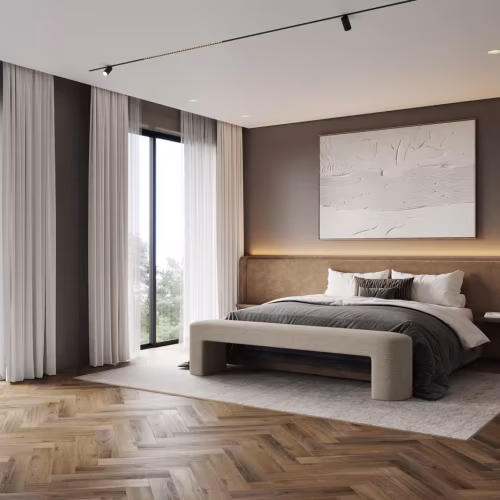 Кварцвиниловый SPC ламинат Home Expert Parquet Гикори натуральный 33-71W908/33-3010 венгерская елка 615×123×3,5