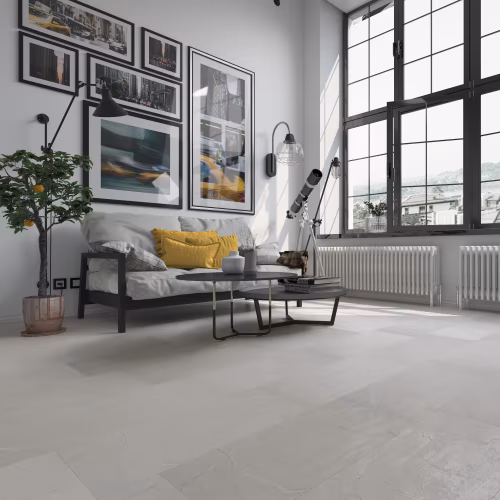 Кварцвиниловый SPC ламинат Home Expert Rock Ivory 9101 610×305×4