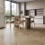 Кварцвиниловый SPC ламинат Home Expert Parquet Design Дуб Фраппе 44-7009-64 венгерская елка 400×100×4,5 фото в интерьере