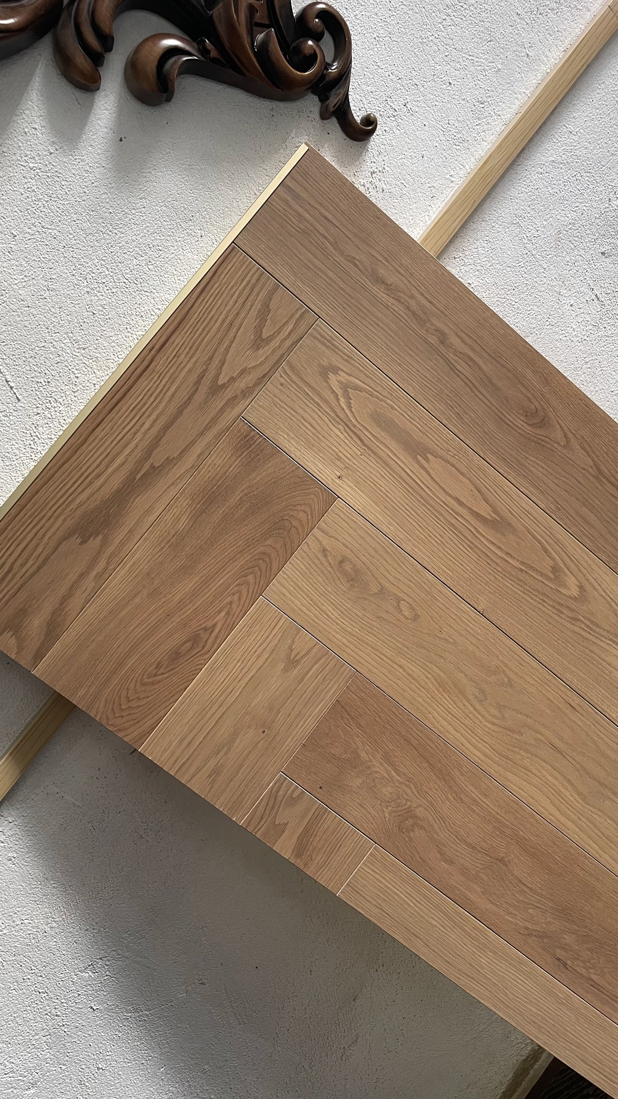 Инженерная доска Eparket Дуб Sand рустик УФ лак венгерская елка 600×120×15