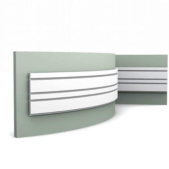 Стеновая панель под покраску Orac Decor Bar W119F гибкая 2000×250×20