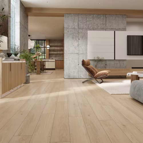 Кварцвиниловый SPC ламинат Evofloor Home Ash Light Ясень Светлый L-20275 1220×183×4