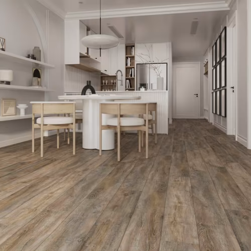 Кварцвиниловый SPC ламинат Evofloor Home Oak Ashen Дуб Пепельный L-20246 1220×183×4