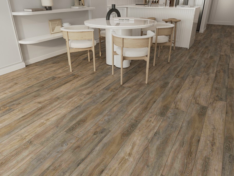 Кварцвиниловый SPC ламинат Evofloor Home Oak Ashen Дуб Пепельный L-20246 1220×183×4