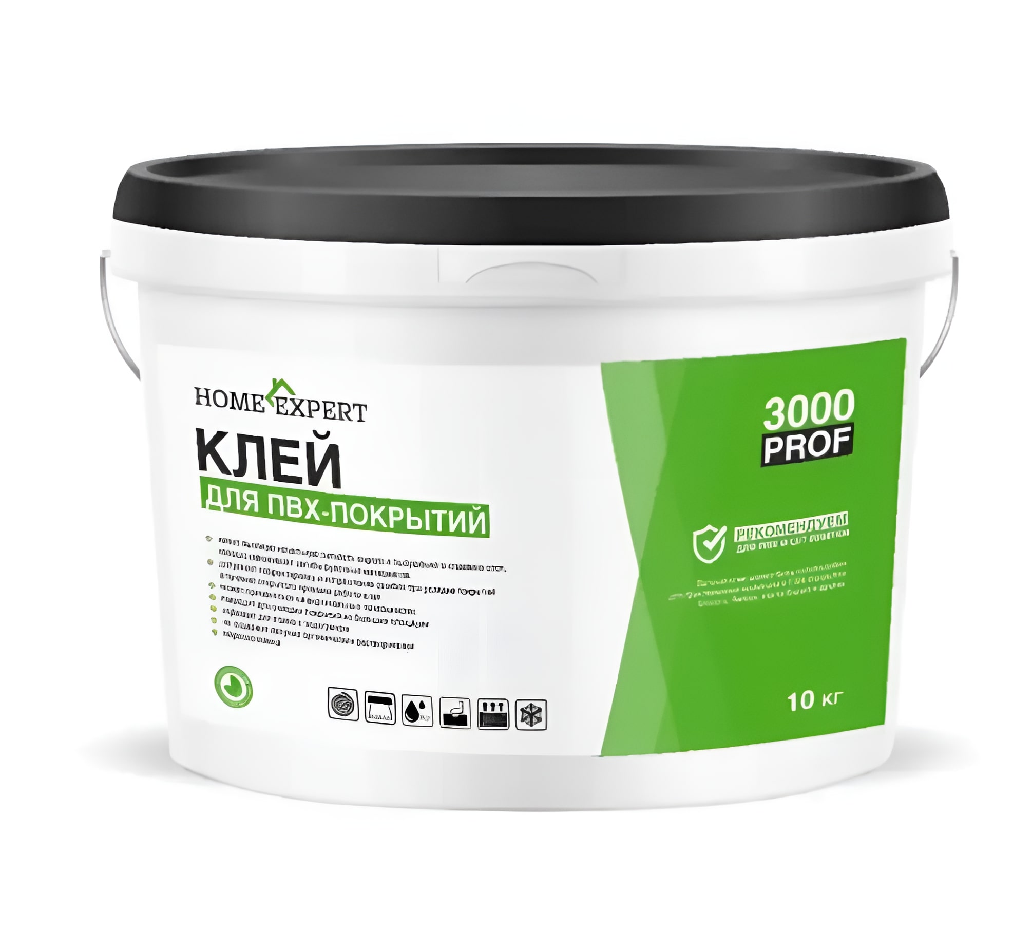 Клей для винилового пола Home Expert 3000 PROF водно-дисперсионный 10 кг