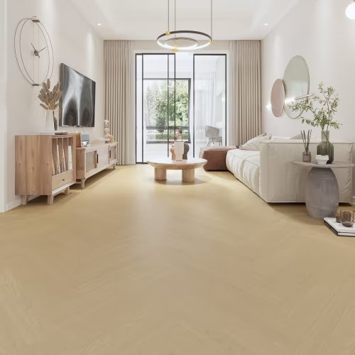 Кварцвиниловый SPC ламинат Evofloor Parguet Click Manora Манора P922-3 венгерская елка 640×128×4,5