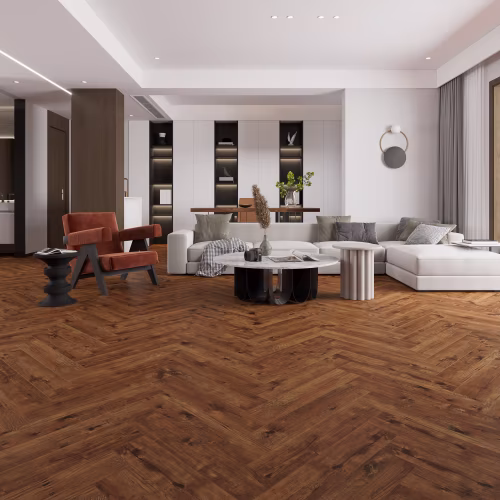 Кварцвиниловый SPC ламинат Evofloor Parguet Click Calcanha Калканхар P222-1 венгерская елка 640×128×4,5