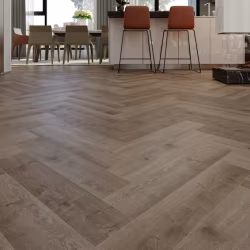 Кварцвиниловый SPC ламинат Evofloor Parguet Click Chestnut Каштан HP 0271 венгерская елка 600×125×4