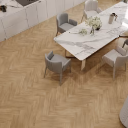 Кварцвиниловый SPC ламинат Evofloor Parguet Click Oak Sand Дуб Песочный HP 0090 венгерская елка 600×125×4