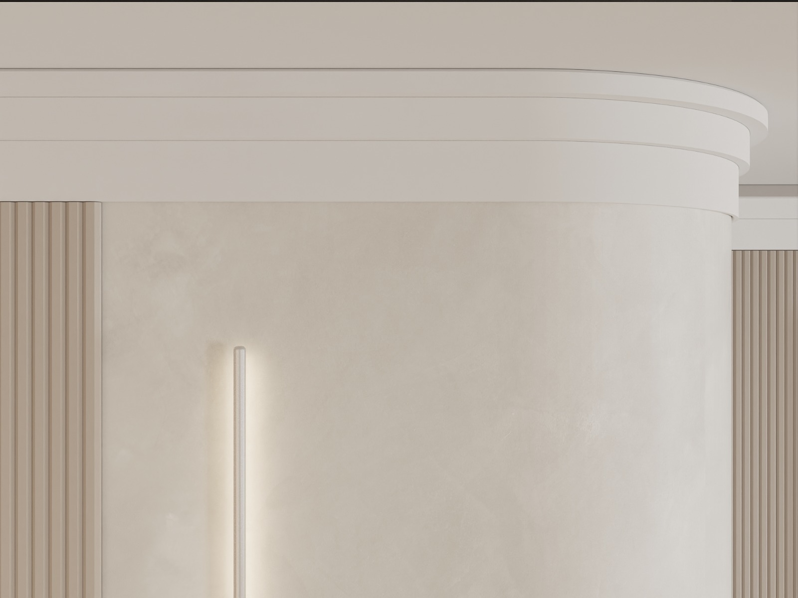 Стеновая панель под покраску Orac Decor WX213 Alto 2000×249×12,8 фото в интерьере