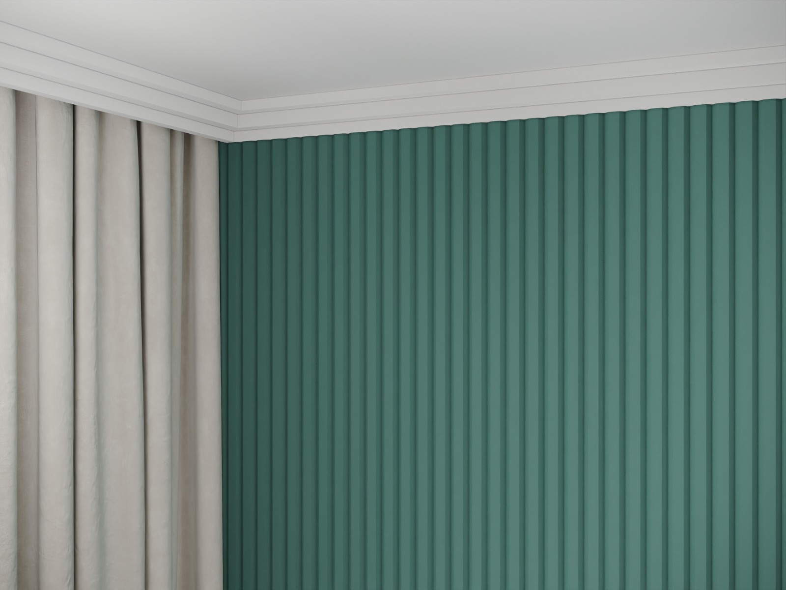 Стеновая панель под покраску Orac Decor WX213 Alto 2000×249×12,8 фото в интерьере