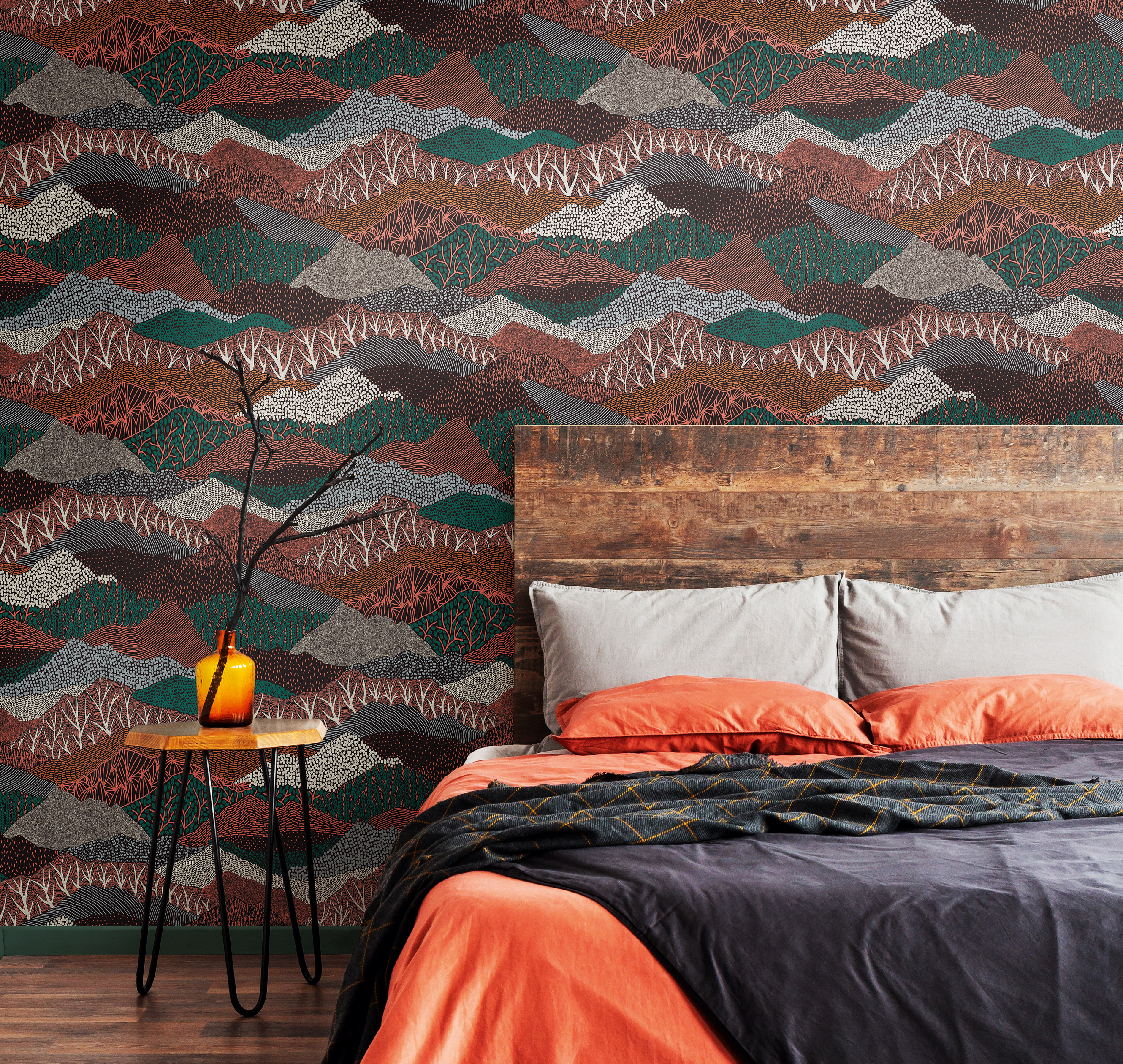 Обои Luna Сага о Лесе Lun2 003 10,05×1 фото в интерьере