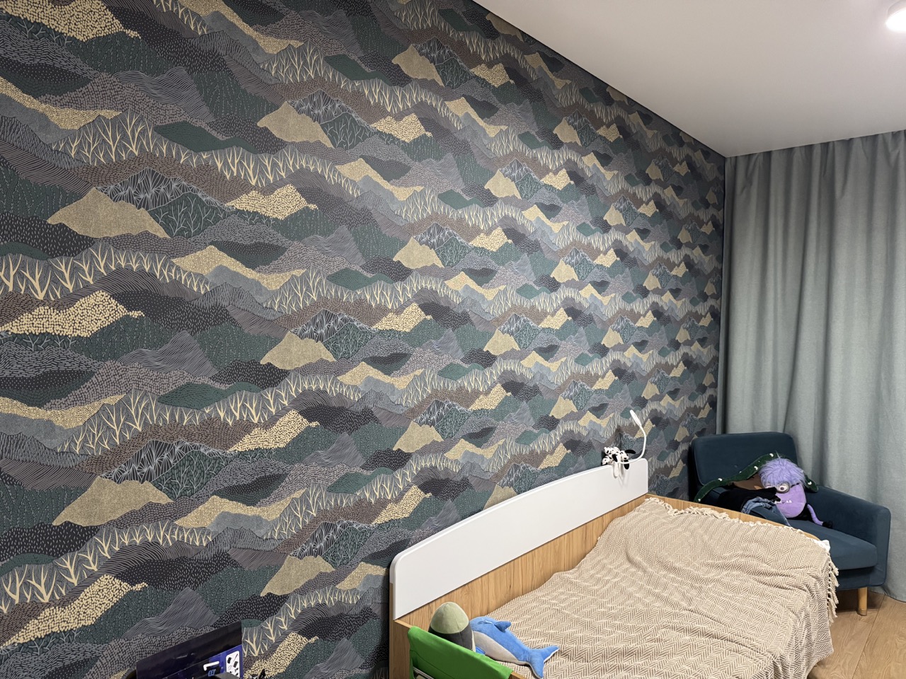 Обои Luna Сага о Лесе Lun2 004/1 10,05×1 фото в интерьере