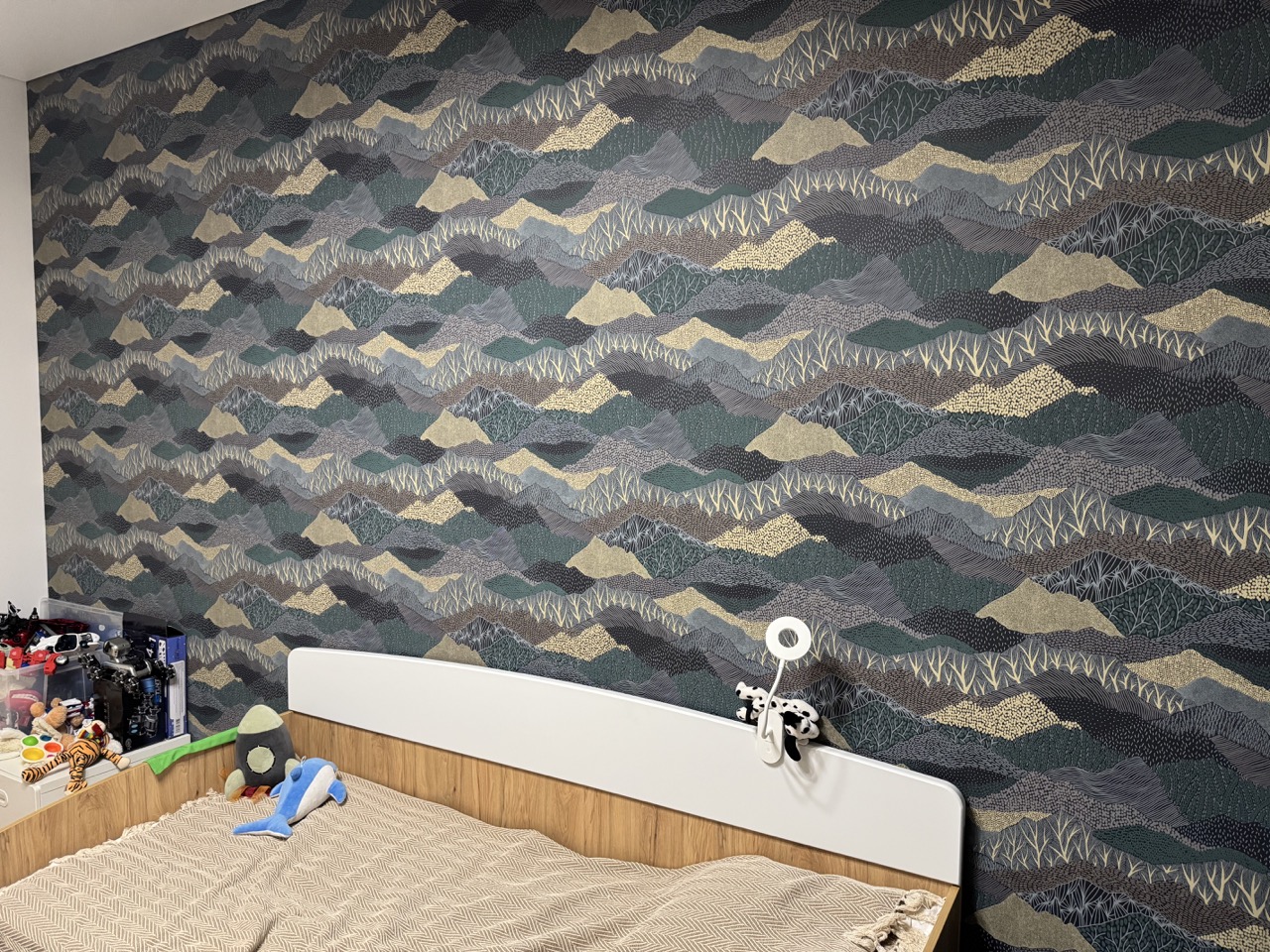 Обои Luna Сага о Лесе Lun2 004/1 10,05×1 фото в интерьере