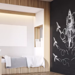 Краска с эффектом грифельной доски DecorAccents Chalkboard Black Черный 990110 1 л