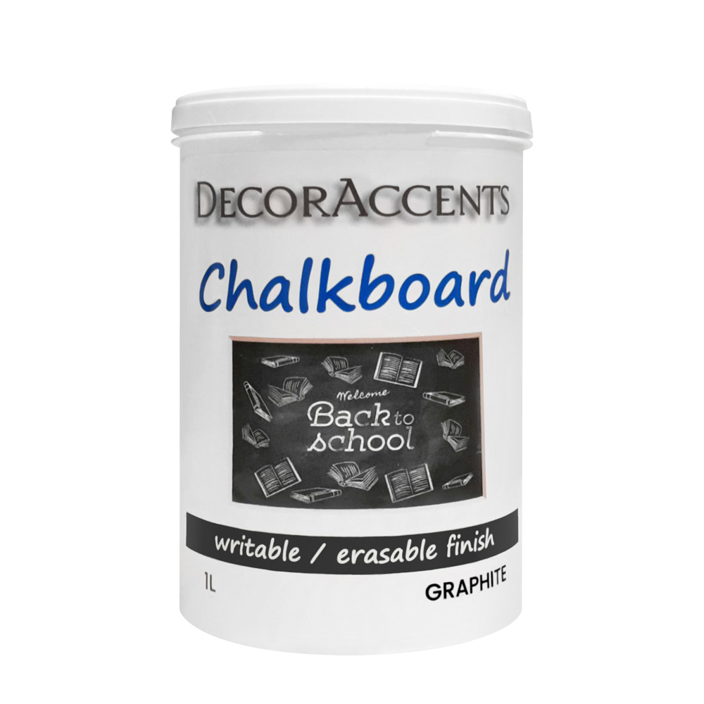 Краска с эффектом грифельной доски DecorAccents Chalkboard Graphite Графит 990150 1 л