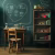 Краска с эффектом грифельной доски DecorAccents Chalkboard Green Зеленый 990180 1 л фото в интерьере