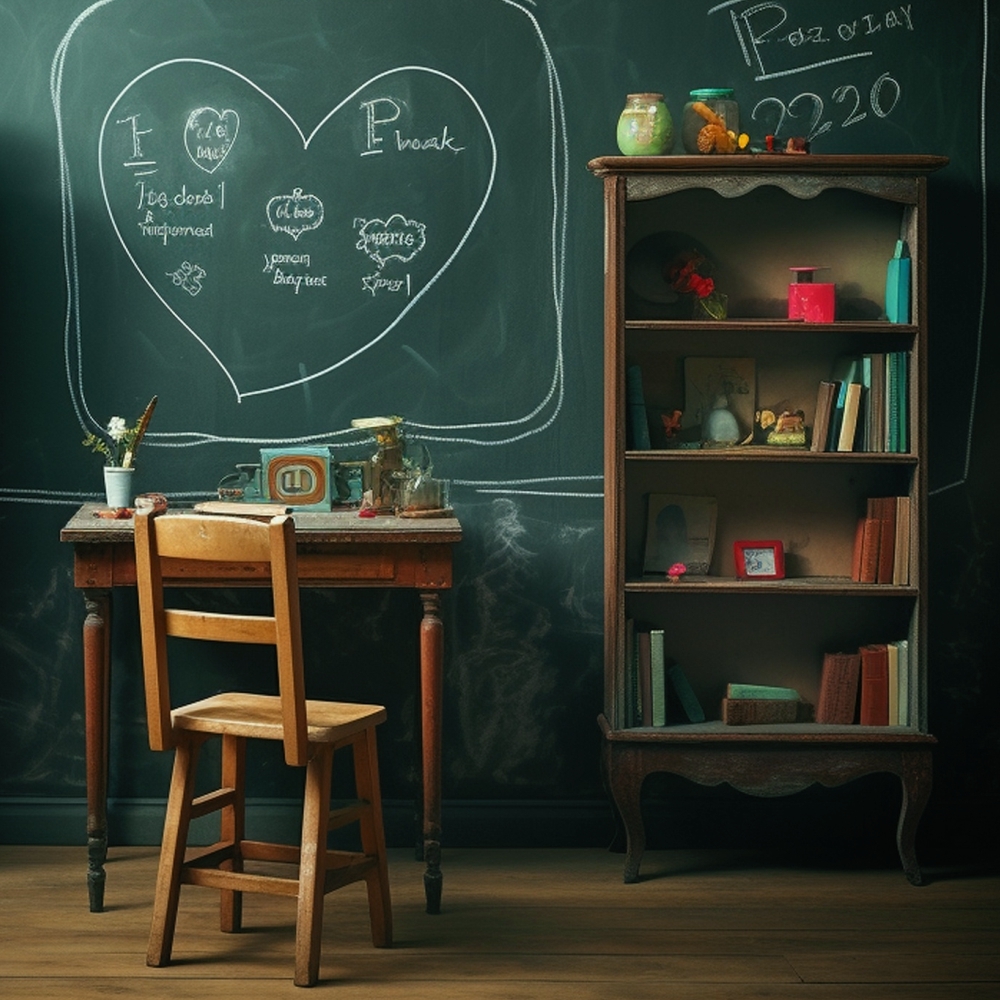 Краска с эффектом грифельной доски DecorAccents Chalkboard Green Зеленый 990180 1 л фото в интерьере