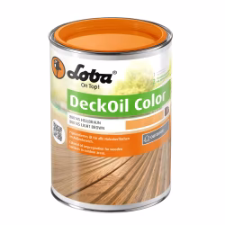 Масло для террас Loba Deck Oil Color 10616 цвет 800145 Светло-коричневый матовый 2,5 л