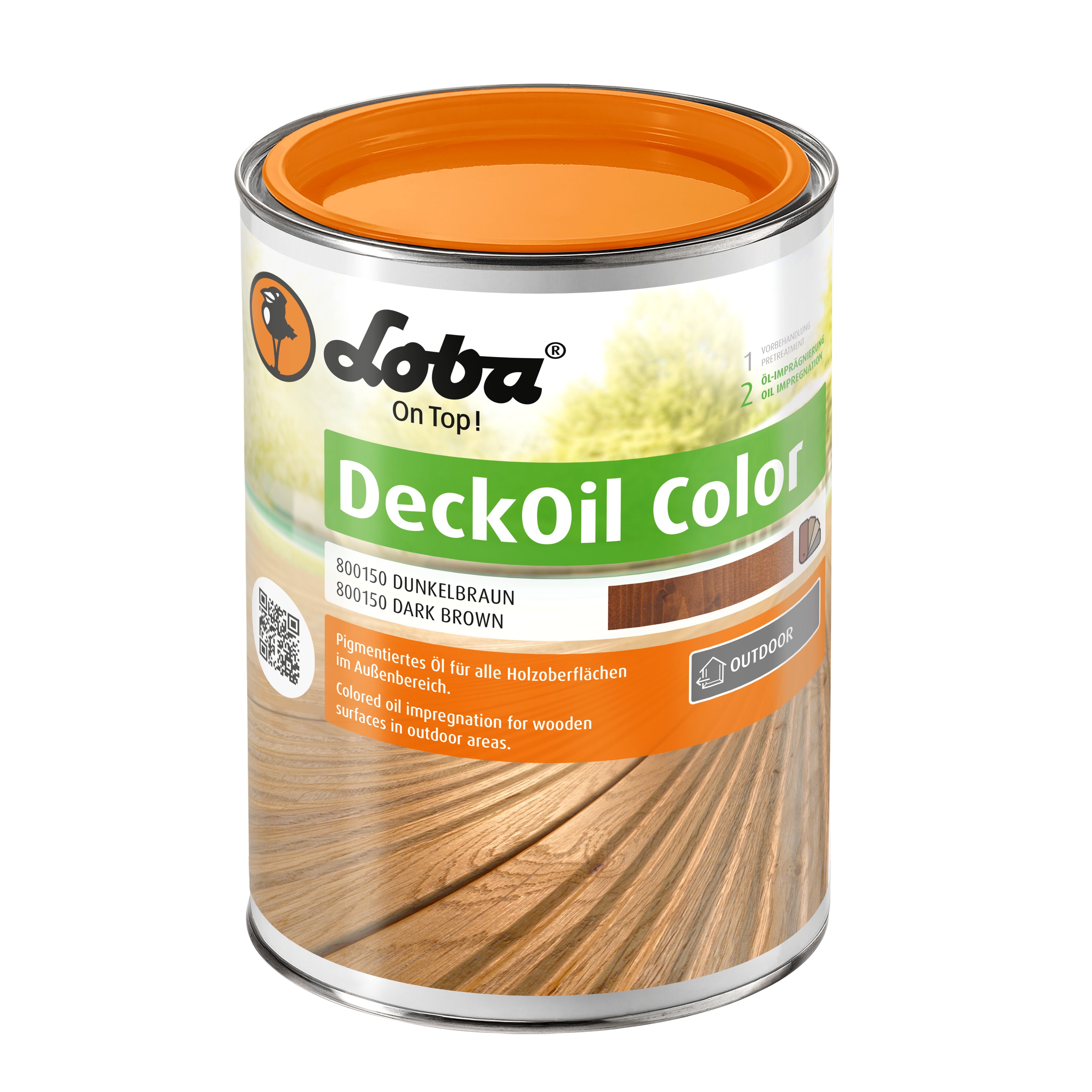 Масло для террас Loba Deck Oil Color 10616 цвет 800150 Темно-коричневый матовый 2,5 л Масло для террас Loba Deck Oil Color 10616 цвет 800150 Темно-коричневый матовый 2,5 л