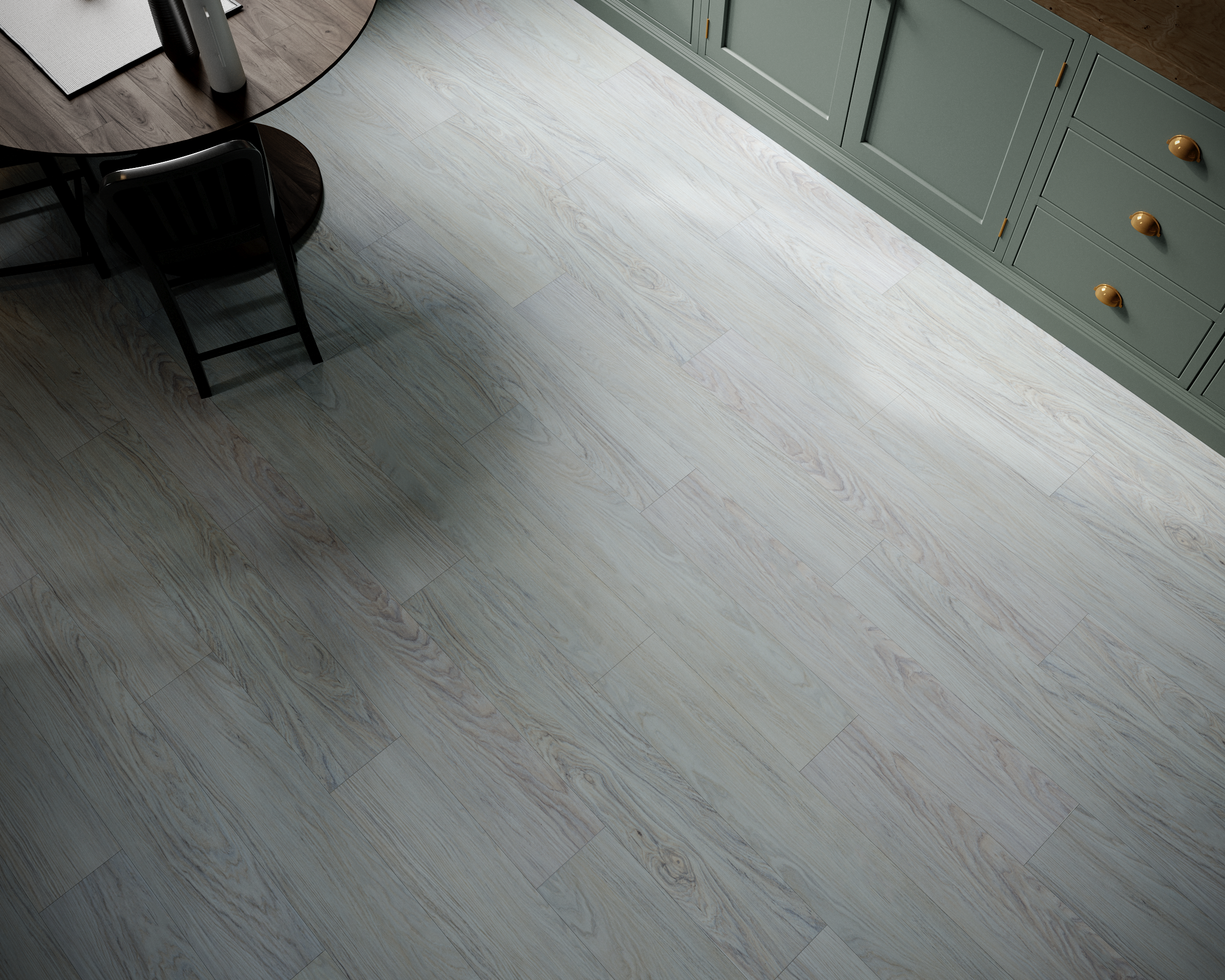 Кварцвиниловый SPC ламинат Art East Art Stone Narrow Клен Жемчужный 139-ASL 1220×152×5 фото в интерьере