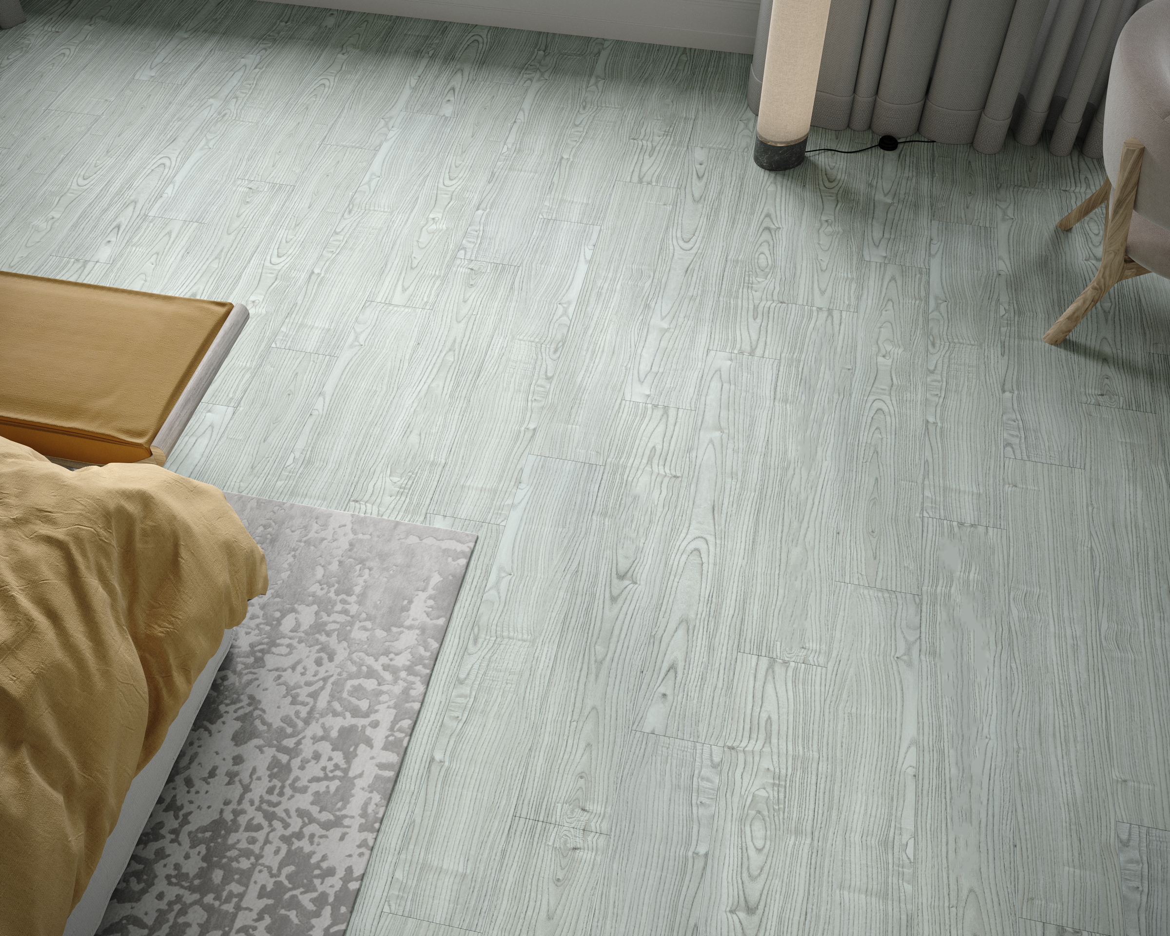 Кварцвиниловый SPC ламинат Art East Art Stone Narrow Клен Кофейный 140-ASL 1220×152×5 фото в интерьере