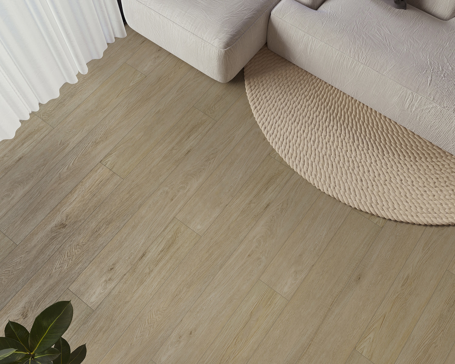 Кварцвиниловый SPC ламинат Art East Art Stone Force Дуб Веста ASF 50-03 1220×184×5 фото в интерьере