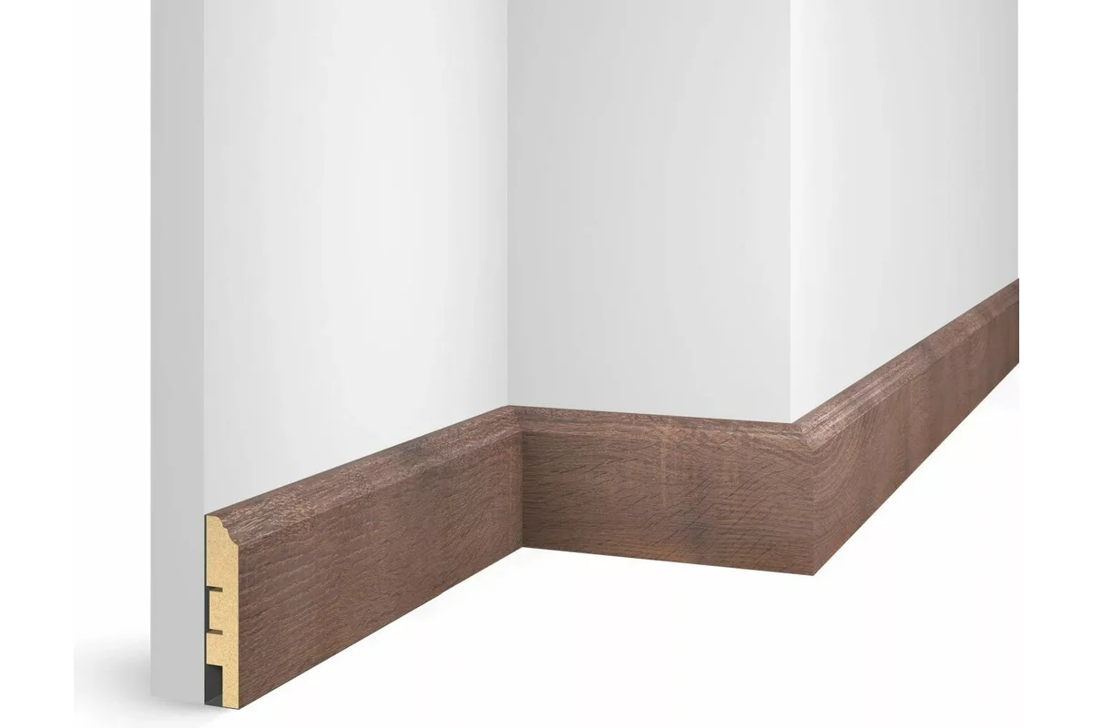 Плинтус МДФ Cosca Decor Экошпон WP07 Дуб Окленд 2400×80×16