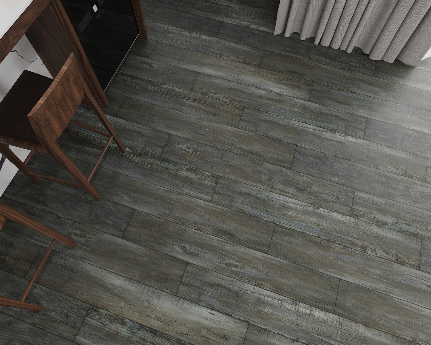 Кварцвиниловый SPC ламинат Art East Artek Дуб Карельский 10-ART 1200×182×4,5 фото в интерьере